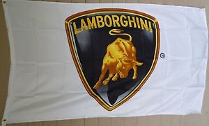 Lamborghini cars 3x5 flag banner