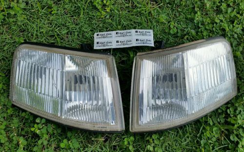 # 4- used jdm honda crx ef8 wagon ef5 corner lights stanley genuine oem rare