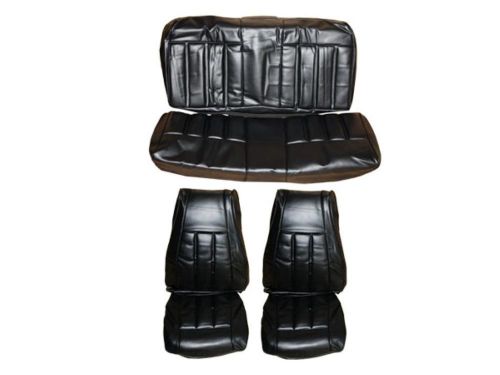 Pg classic 9901c-buk-100 1970 cougar xr7 convertible bucket seat cover (black)