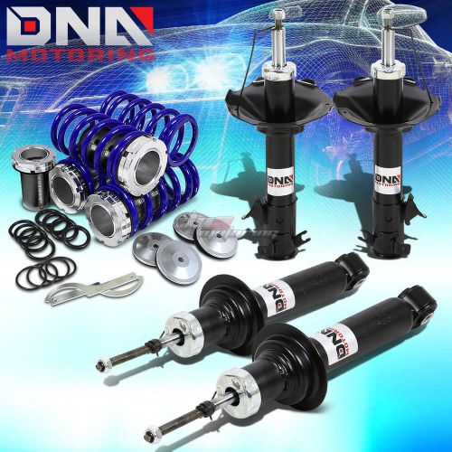 Dna for 95-99 maxima/i30 black suspension shocks absorber struts+blue coilover