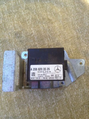 Oem mercedes benz clk class theft alarm control unit module delphi a 2088203526