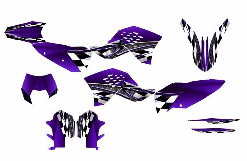 Ktm exc xcf 125 250 300 450 530 graphics 2008 2009 2010 2011 no2500 purple