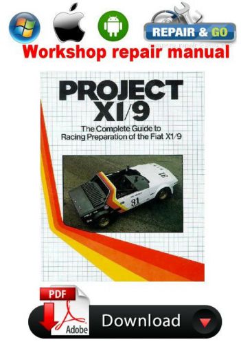 The complete guide to modification for competition of the fiat x1/9