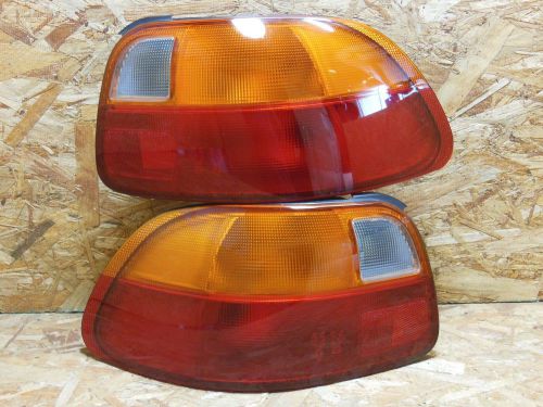 1992 97 jdm honda crx delsol sir eg1 eg2 tail light set rare item factory oem