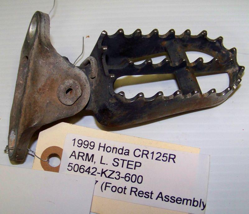 1999 honda cr125r left arm step, 50642-kz3-600