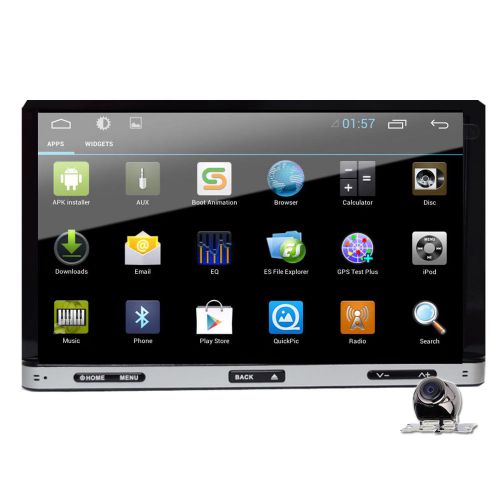 6.2&#034; android 4.4 os 2din car stereo dvd player gps radio ipod 3g wifi bt+camera