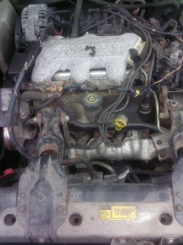 1995-2002 gm 3.1 chevy 3100 engine and trans complete can hear run 130,000