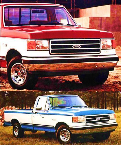 1990 ford f-series pickup truck brochure -f150-f250-f350-4x4- f 150-f 250-f 350