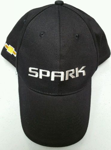 Chevrolet spark baseball cap hat gold chevy bowtie silver thread