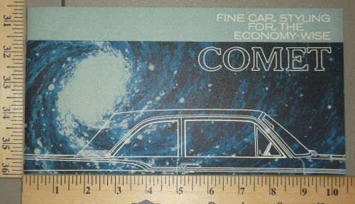 1960 mercury comet original brochure literature