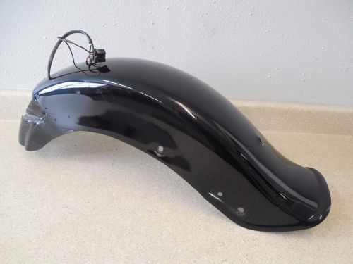 99 harley sportster xl 883 1200 custom look rear back fender w brake light black