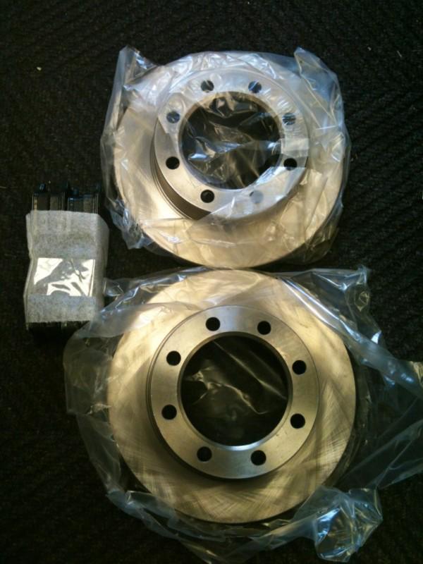 Cryo processed brake rotors and pads (ford f250)