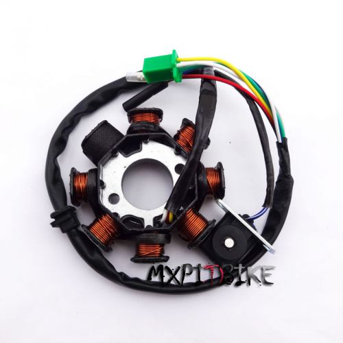 Ignition stator magneto chinese gy6 125cc 150cc moped scooter atv 8 poles coils