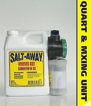 Salt away, quart concentrate with 6 oz  mixing unit marine corrosion remover