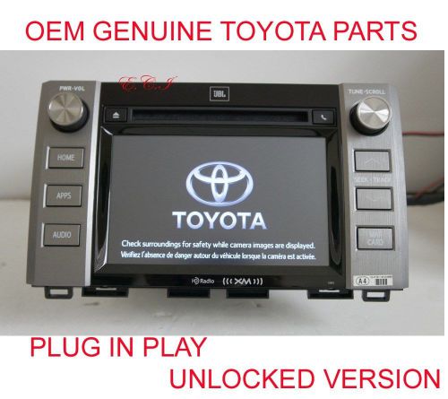 2014 2015 2016 oem toyota tundra jbl navigation  apps map card xm bluetooth