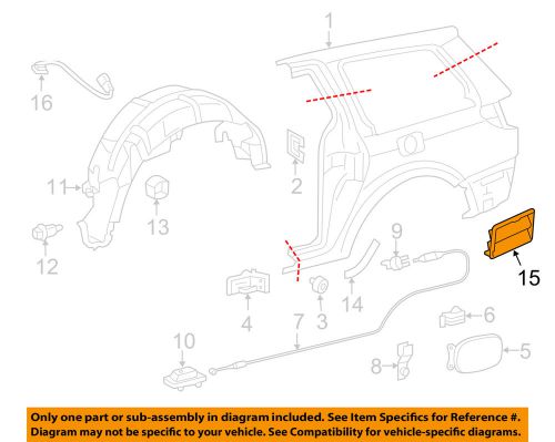 Toyota oem 11-15 sienna side panel-vent duct left 6290408010