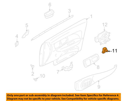 Subaru oem 1997 impreza door-window switch 83081ac120