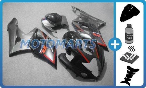 5 in 1 bundle for suzuki gsxr-1000 k5 05 06 body kit fairing & windscreen ag