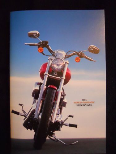 2004 harley davidson &#034;new&#034; sales brochures all models with spec&#039;s and msrp