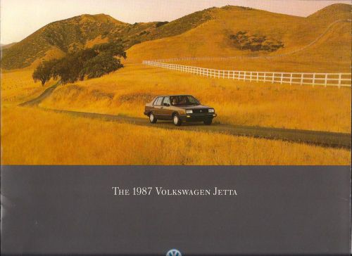 1987 vw jetta sales brochure and color guide (not pictured)...nice!