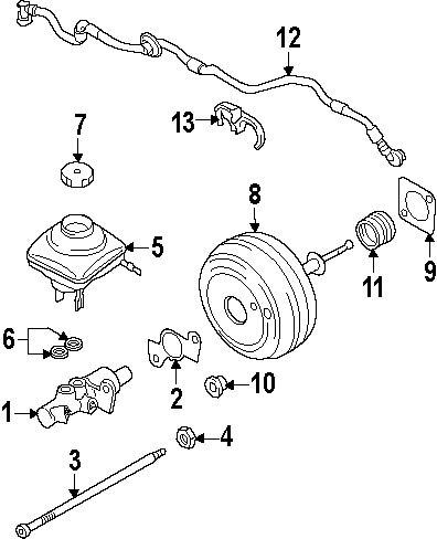 Porsche 97035512502 genuine oem booster assy