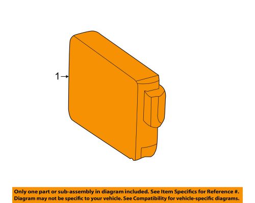 Mercedes mercedes-benz oem 13-15 ml350 lane departure warning-sensor 0009054603