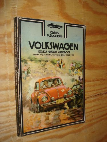 1961-1972 vw bug beetle clymers service manual shop book 63 65 67 69 71 ghia