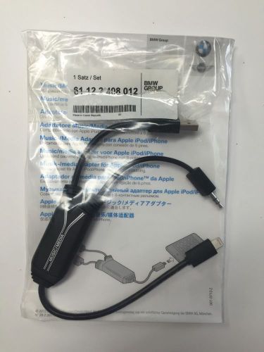 61122408012 - Genuine BMW iPhone Lightning USB Y Cable Audio Music