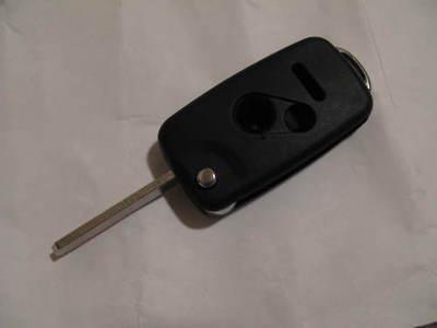 2005-2009 honda pilot remote keyless entry fob flip key shell 3 buttons h3f