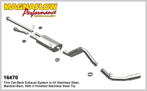 Magnaflow 16470 toyota truck tundra stainless cat-back exhaust