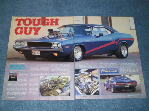 1970 dodge challenger street machine article &#034;tough guy&#034;