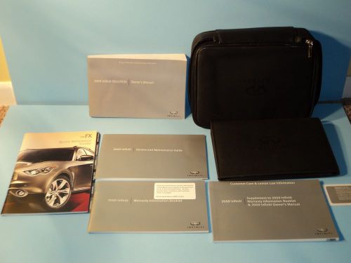 09 2009 infiniti fx50/fx35 owners manual