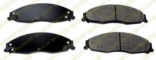 Monroe fx921 brake pad or shoe, front-monroe prosolution semi-metallic brake pad