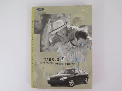 2003 ford taurus owners manual guide book