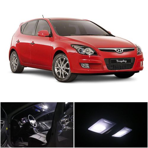 8x xenon white led interior light package for hyundai elantra gt/ i30 2008-2012