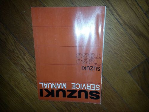 Oem used suzuki service manual t250 - t350