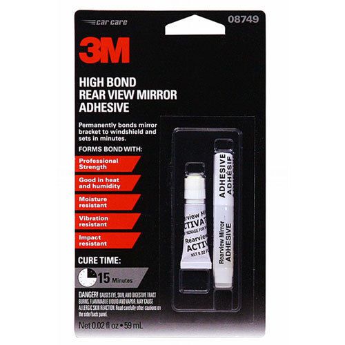Be cool shocks 08749 rearview mirror adhesive .02 fluid oz. high bond two-part s