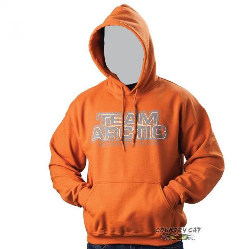 Arctic cat men&#039;s team arctic hoodie sweatshirt pullover - orange - 5269-60_