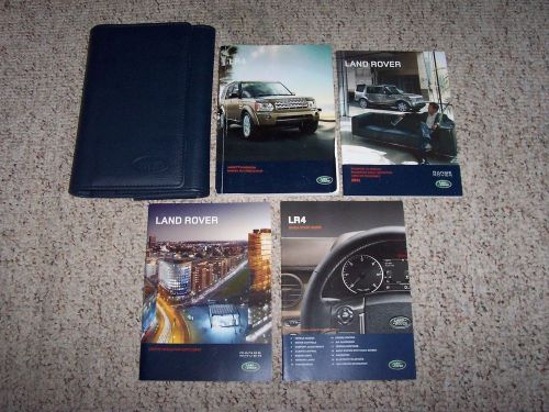 2011 land rover lr4 original owner owner&#039;s user manual guide set 5.0l v8 4wd