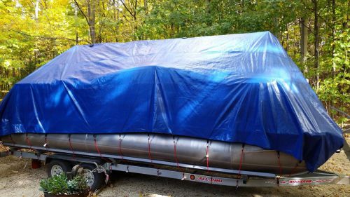 Winter cover system for boat - pontoon - 18&#039; - very thick - 12 mil