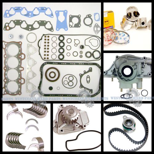 88-95 honda civic 1.5l 16v sohc d15b1 d15b7 d15b8 overhaul engine rebuild kit