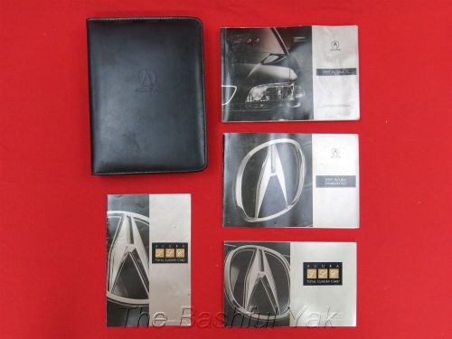 1997 acura tl owners manual with case