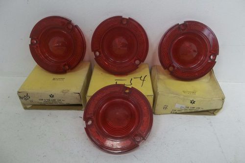 1960 pontiac 4 tail light lenses nors 3 in box star chief bonneville