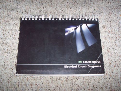 2003 land rover range rover electrical circuit wiring diagrams manual 4.4l v8