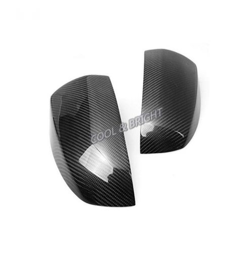 For bmw x5 x6 e70 e71 2008-2012 real carbon fiber mirror covers caps add-on