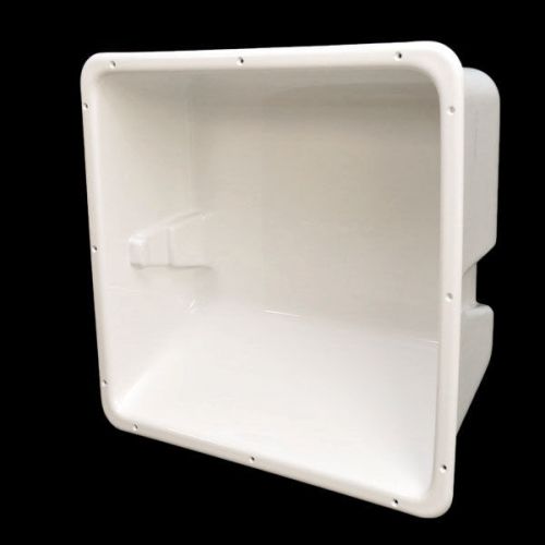 Sea ray 1750069 arctic white plastic boat cooler storage liner bin 1750069