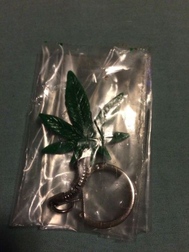 Marijuana leaf keychain new