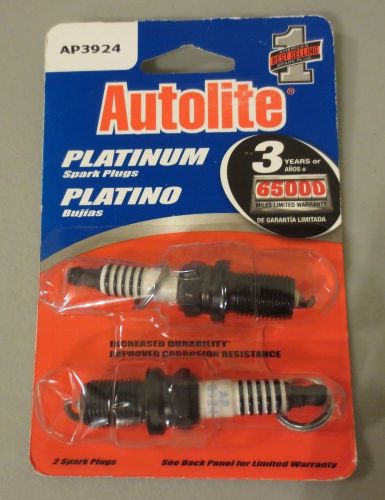Autolite ap3924 spark plug platinum (pack of 2 plugs) ap3924dp2