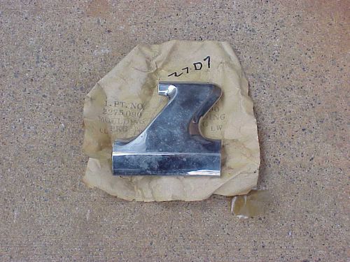 1961 plymouth nos mopar rh quarter zzz molding #2275090 fury belvedere