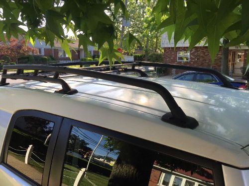 Toyota fj cruiser 07-14 roof rack rail cross bar luggage carrier black